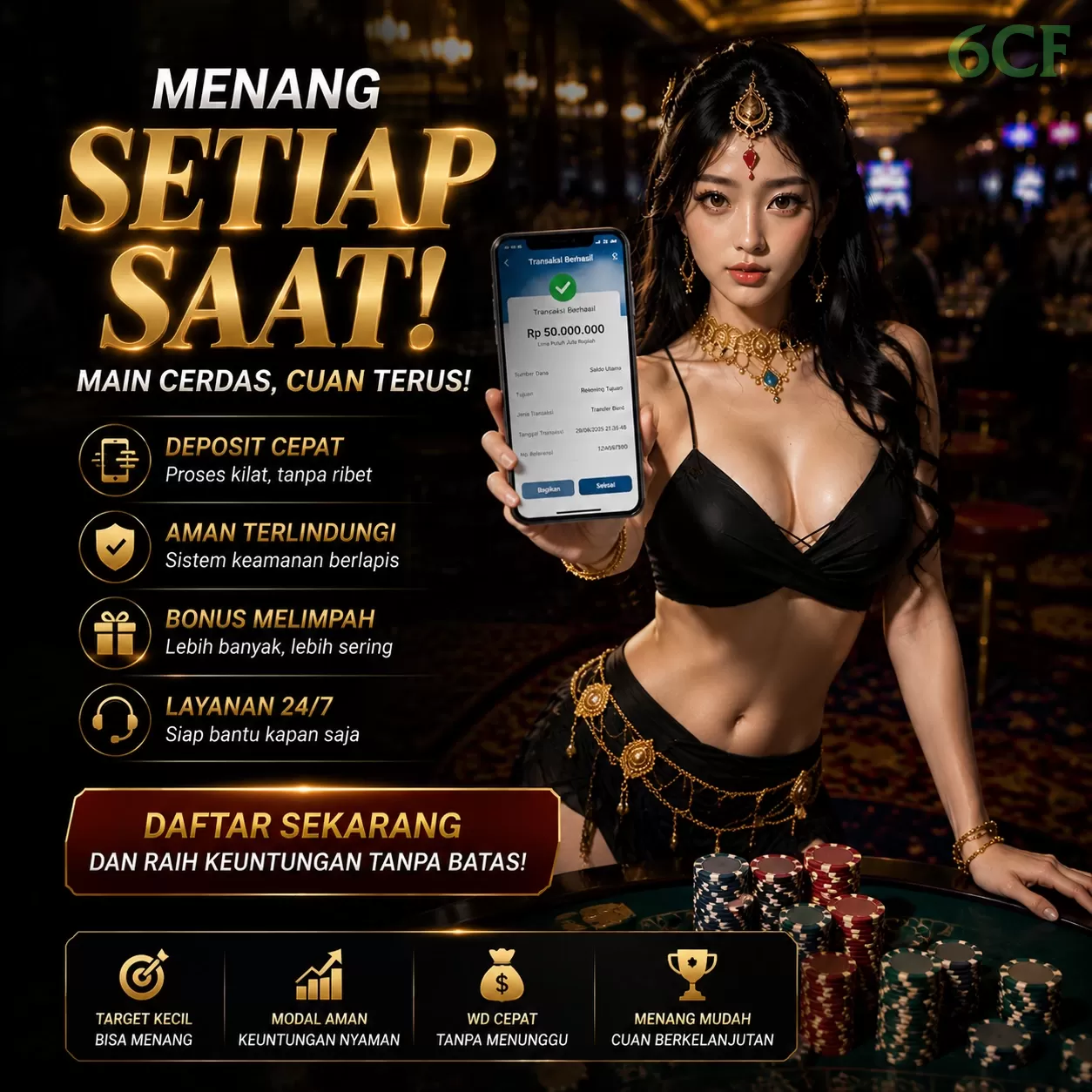 Login 6cf Sekarang Bonus Melimpah